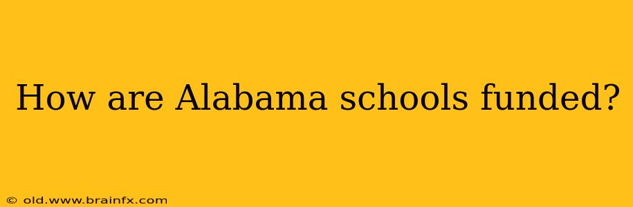 How are Alabama schools funded?