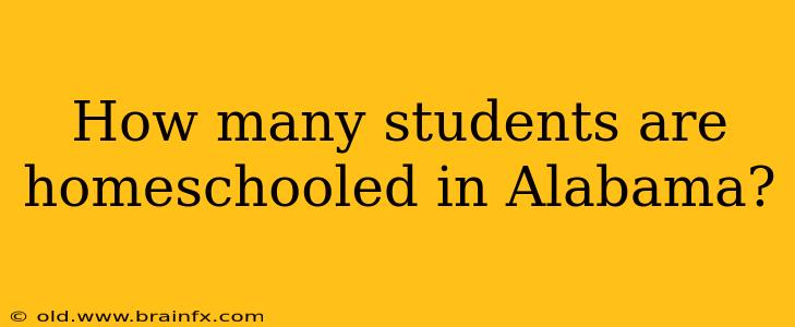 How many students are homeschooled in Alabama?