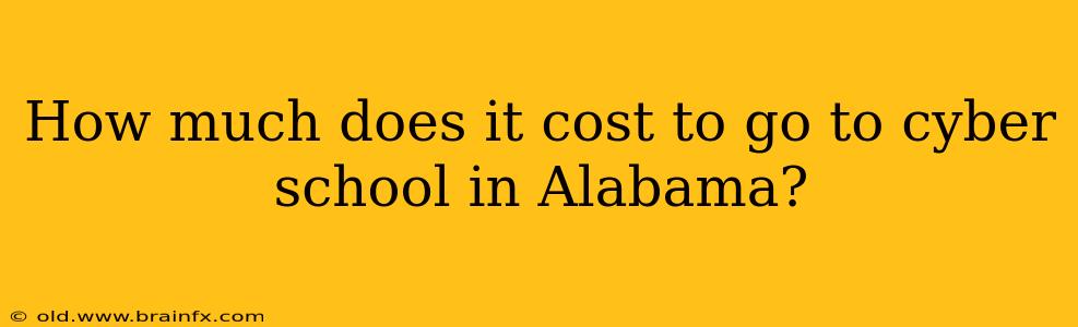 How much does it cost to go to cyber school in Alabama?