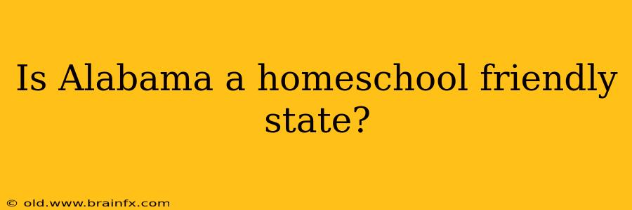 Is Alabama a homeschool friendly state?