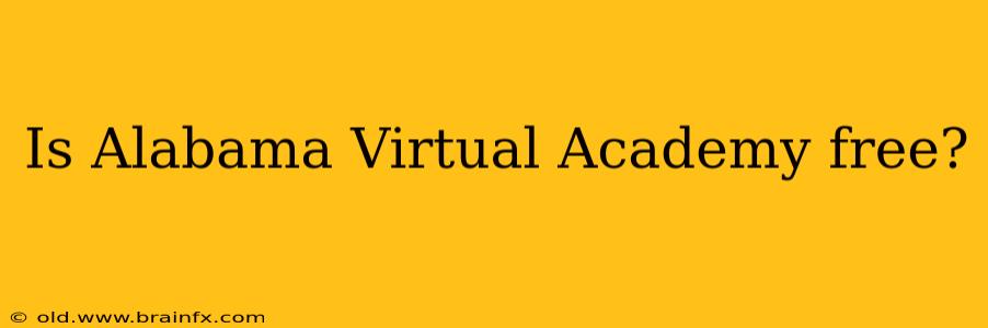 Is Alabama Virtual Academy free?