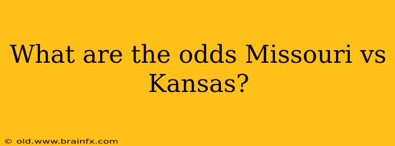 What are the odds Missouri vs Kansas?