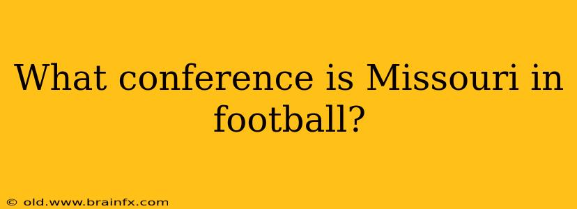 What conference is Missouri in football?