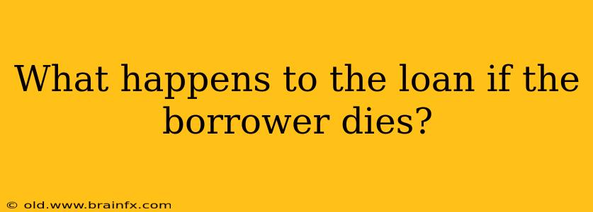 What happens to the loan if the borrower dies?