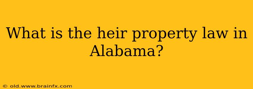 What is the heir property law in Alabama?