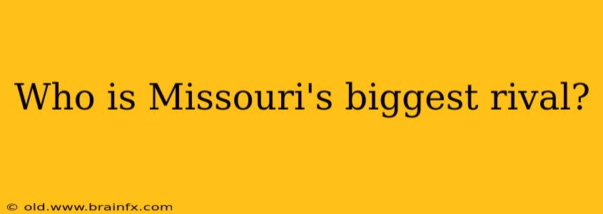 Who is Missouri's biggest rival?